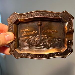 Vintage 1968 gift ashtray San-Antonio, tower of Americas